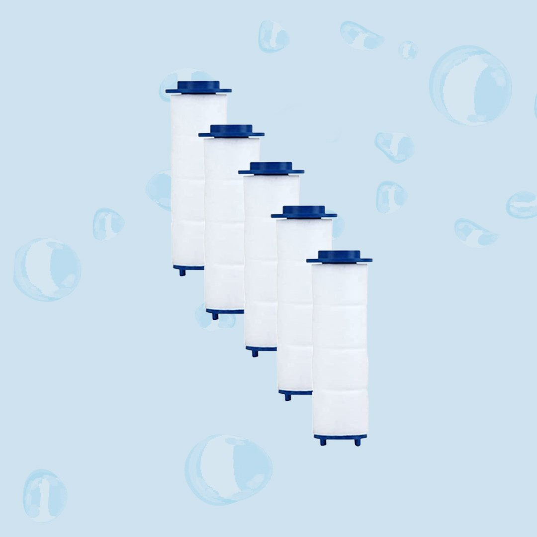 Aquadon EcoTornado Vervangingsfilters 5-pack - Effectieve Kalkverwijdering - Eenvoudige Installatie - Geschikt voor Eco Tornado Douchkop
