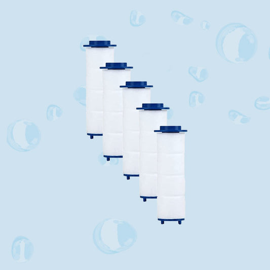 Aquadon EcoTornado Vervangingsfilters 5-pack - Effectieve Kalkverwijdering - Eenvoudige Installatie - Geschikt voor Eco Tornado Douchkop