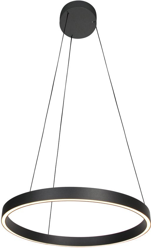 Steinhauer Exclusive - Hanglamp Mykty - Metaal - Ø 60 cm - LED - Zwart