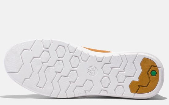 Timberland – Halfhoge Sneaker Met Vetersluiting – Maat 41.5 & Met Comfortabel Voetbed – Duurzame Rubberen Zool & Casual Stijl – Voor Heren – Wheat Nubuck