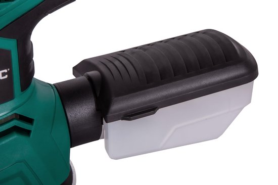 VONROC Excentrische schuurmachine – 300W - Ø125mm – Met stofopvangbox & 12 stuks schuurpapier
