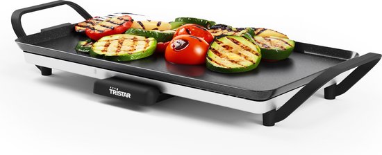 Tristar Bakplaat - BP-2667 - 2000W - Gourmet, Grillplaat M 46x26cm - 4-6 personen