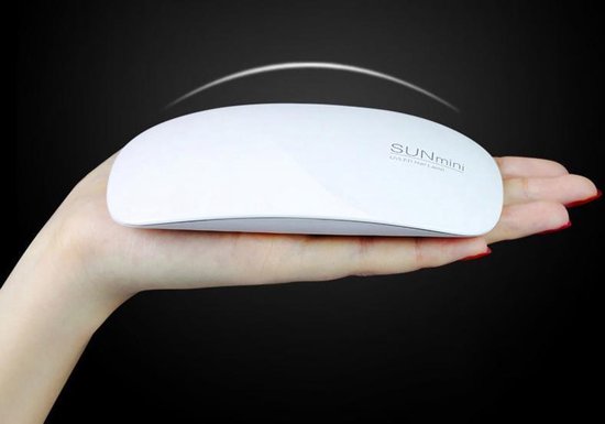 Nagellak Droger SunMini - Professioneel & Compact - LED verlichting 6W - Gellak - Nagel Lamp - Nagelverzorging - USB oplader - Nagellak Droger - Nagellak Lamp - Wit