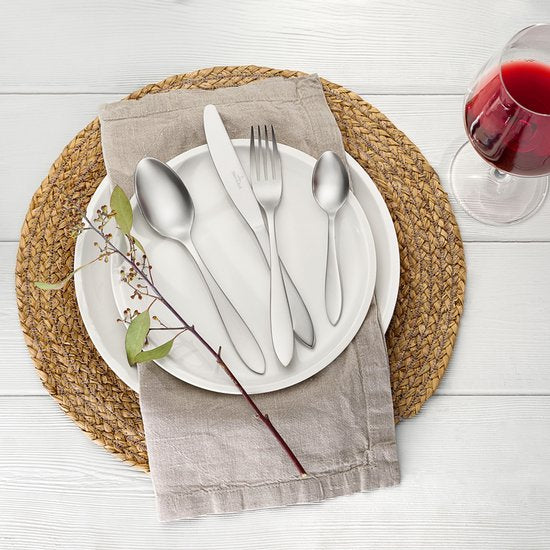 Villeroy & Boch Arthur Bestekcassette - 30 delig - 44 x 28 x 5 cm - Geborsteld RVS
