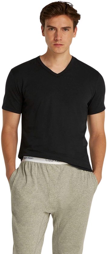 Calvin Klein SS V-neck T-shirts Heren (3-pack) - Maat L
