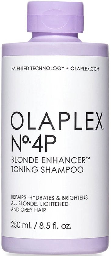 Olaplex No.4P Blonde Enhancer Toning Shampoo | 250 ml | Voor blonde en grijze haren