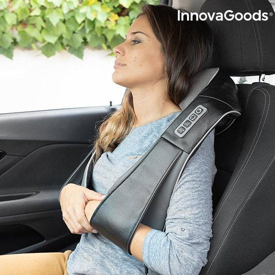 InnovaGoods Massaki - Shiatsu - Massageapparaat - 24W - Zwart