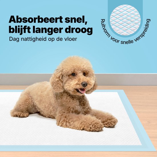 Jake and Jacky Puppy Training Pads 60 x 90 cm - 30 Stuks - met Plakstrip - Zindelijkheidstraining Hond - Hondentoilet - Plasmatjes Hond - Plasdoeken - Puppydoeken - Puppy Matjes Extra Groot