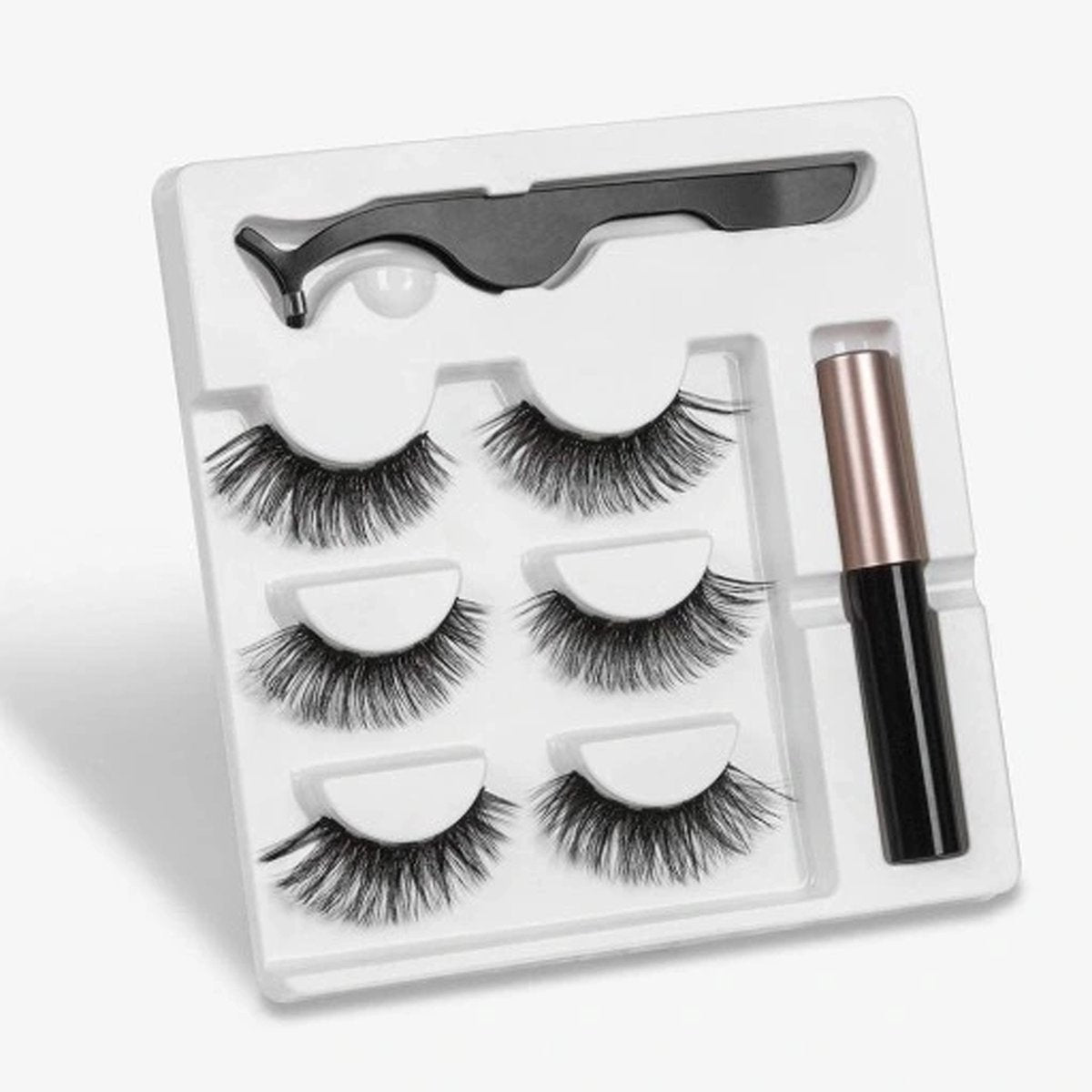 Magnetische Wimpers - Eyeliner & Pincet - Wimper Extension - 3 Paar Nepwimpers - Lashes Set - Rheme