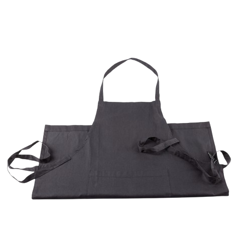 Masterpro Keukenschort Unisex – Voorzien Van Comfortabele Dekking En Verstelbare Pasvorm En Onderhoudsvriendelijk Slijtvast Textiel – Voor Koken En Grillen – Zwart Katoen En Polyester – Maat Een