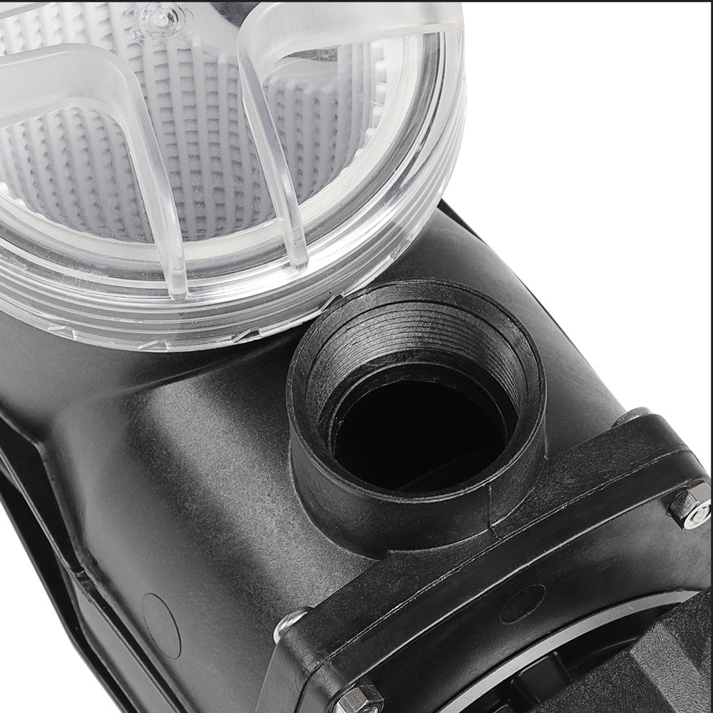 Monzana Filterpomp + Voorfilter - 9.960 l/u 400 W IPX5 – Zwart