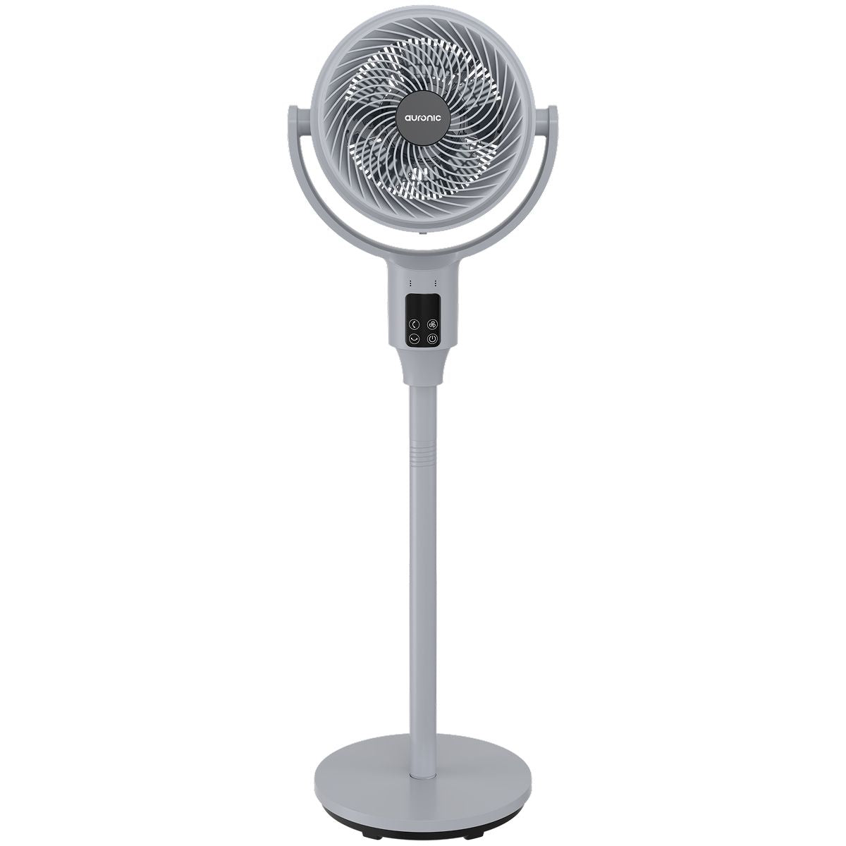 Auronic Statiefventilator - 59/108 cm - 9 Standen - 90° Oscillatie - Afstandsbediening - Fluisterstil - Grijs