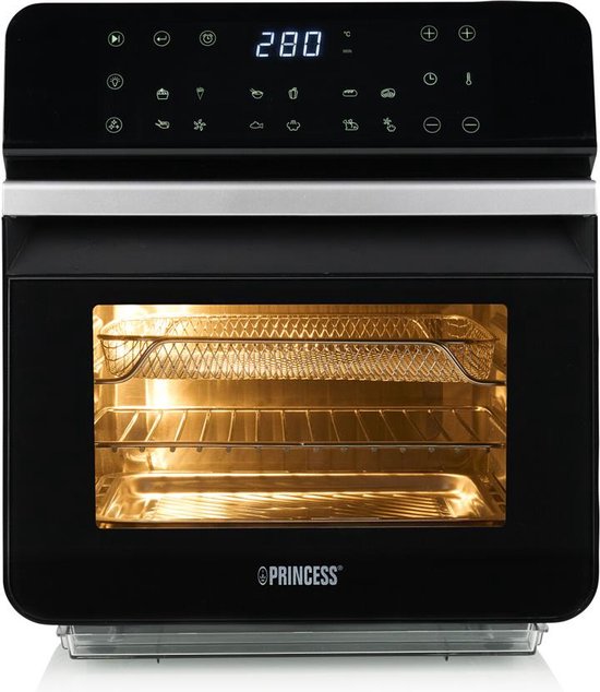 Princess 01.182085.01.001 Airfryer 10 l 1550 W Instelbare temperatuur, Timerfunctie, Heteluchtfunctie, Met display, Met