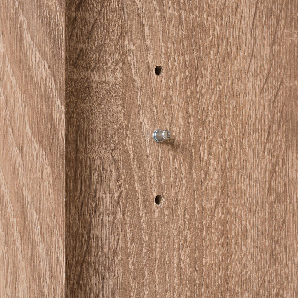 Casaria Dressoir Alba – 3 Deuren 2 Laden MDF - 107x75x35 cm Eiken