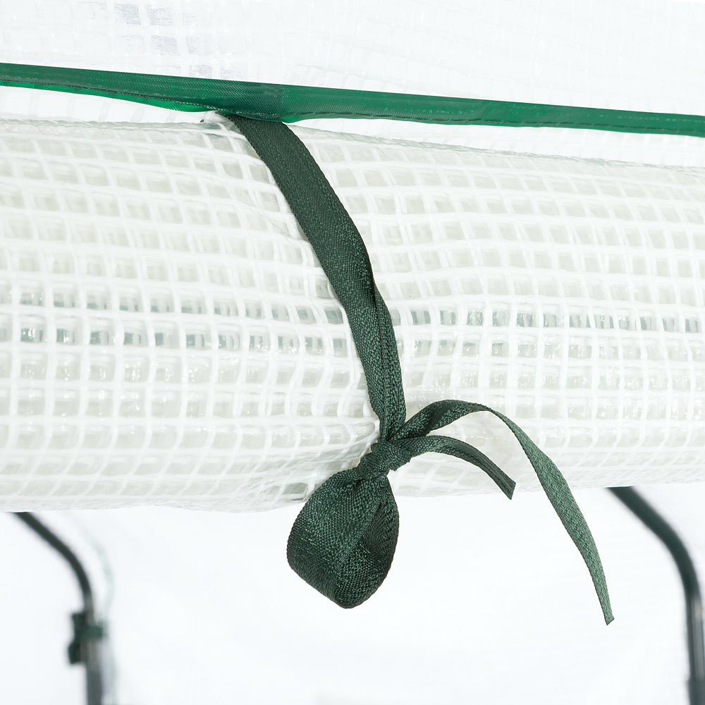 Gardebruk Kweekkas 2m² - 8 Legplanken & 4 Ramen - 195x143x143 cm