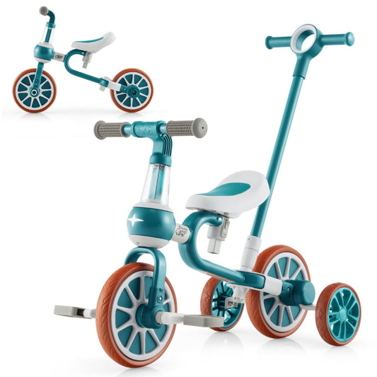 Coast Kinderfiets - 4-in-1 - Verstelbaar - 37 x 72 x 101cm - groen