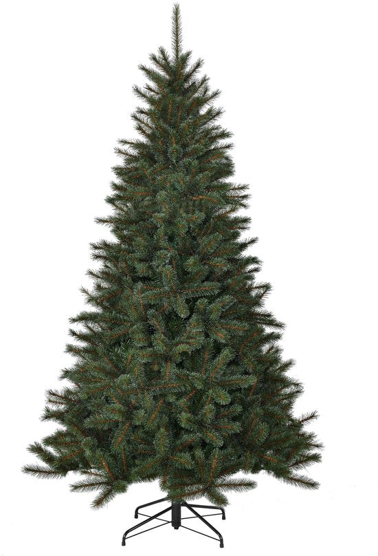 Black Box Trees Toronto Kunstboom h230xd140cm - Kerstboom met Realistische Frosted Naaldtips - Kerstversiering voor Binnen - Scharnierconstructie voor Snelle en Eenvoudige Opbouw - Groen
