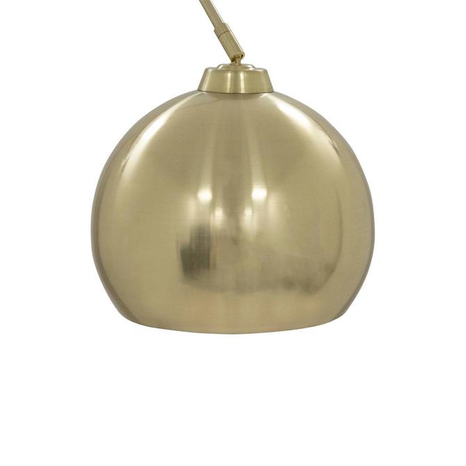 Atmosphera Floris Gebogen Booglamp Goud - Vloerlamp H177 cm
