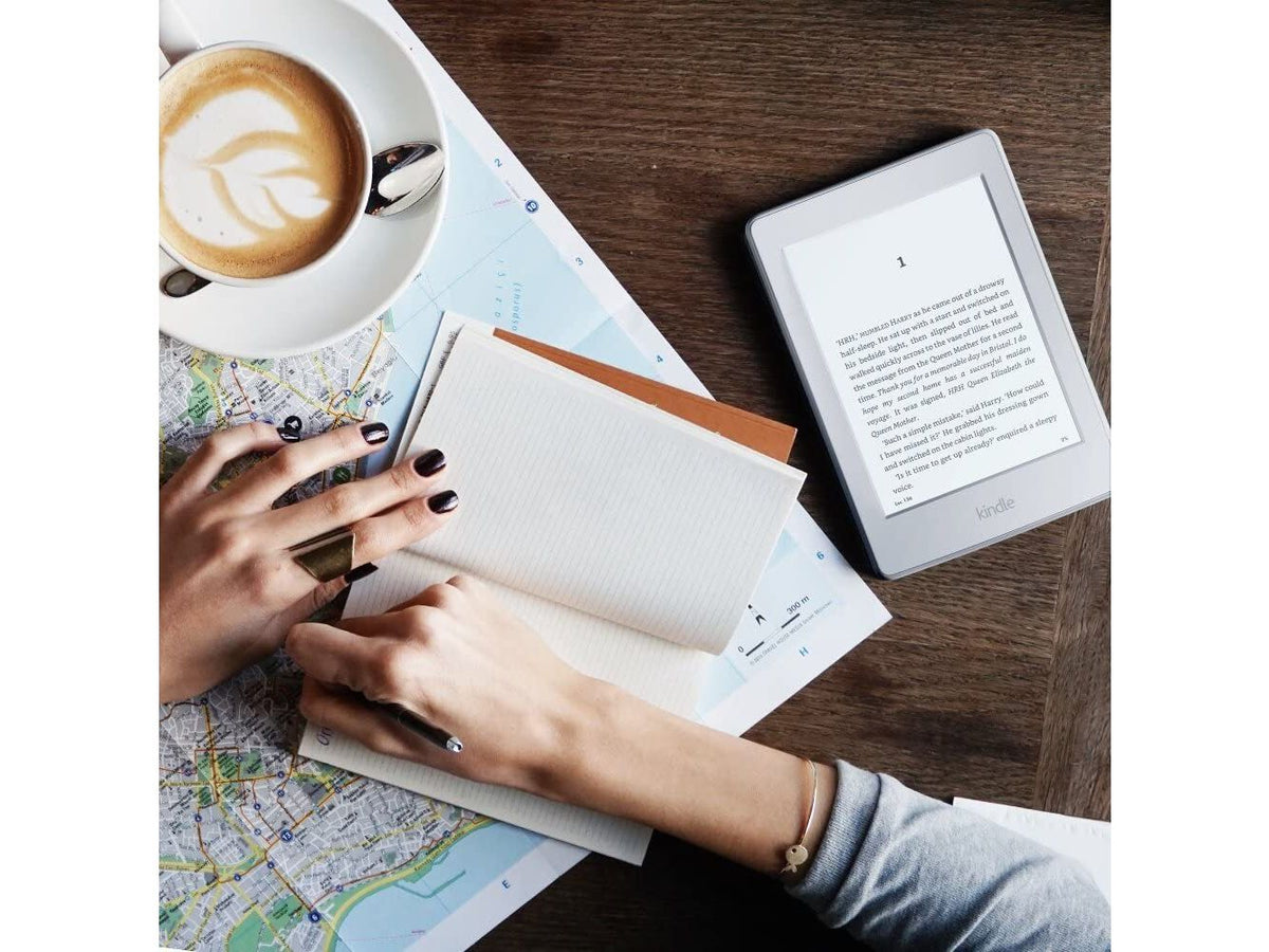 Amazon Kindle Paperwhite E-Reader 7th Gen Wifi - 6 Inch 300 ppi Scherm - Refurbished - 169 x 117 x 9,1 mm