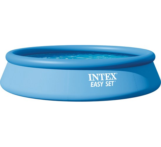 Intex Easy Set Opblaaszwembad Set - Ø 396 x 84 cm met filterpomp
