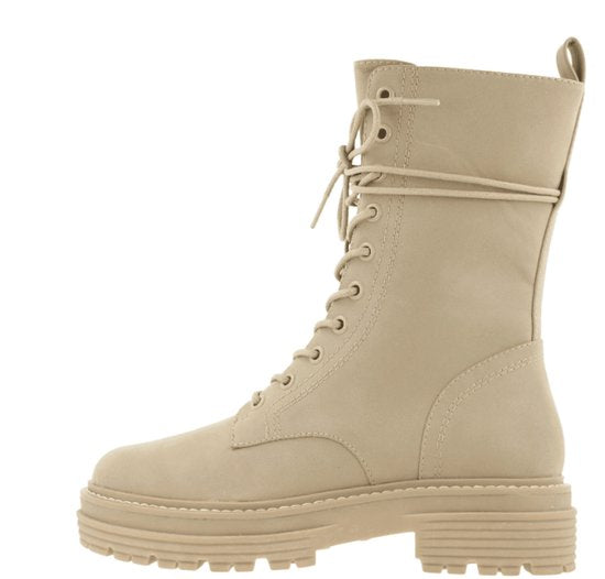 Bullboxer - Laars - Dames - Beige/Taupe - 40 - Laarzen