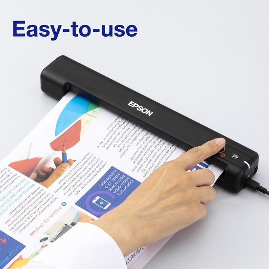 Epson WorkForce ES-50 - Mobiele Scanner - Met USB - Zwart