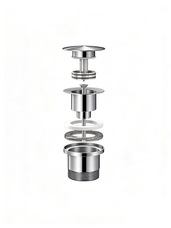 Mirlux Luxe click waste afvoerplug 1¼" - Chroom