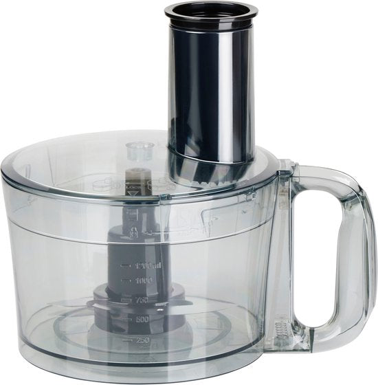 alpina 3-in-1 Foodprocessor, Blender en Smoothie Maker - Keukenmachine Multifunctioneel - Groentesnijder - Hakmolen - 2L - BPA-Vrij - Vaatwasserbestendig - FP413GS - Zwart