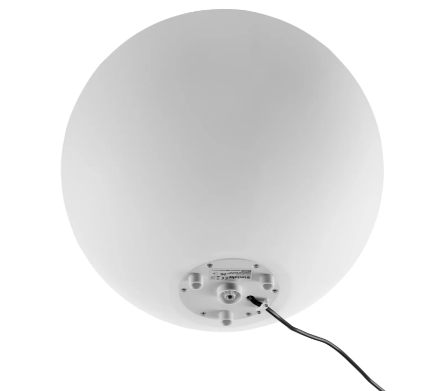 tectake Luminous Globe LED Tuinlamp – 40 cm – RGB 16 Kleuren – Afstandsbediening – Wit