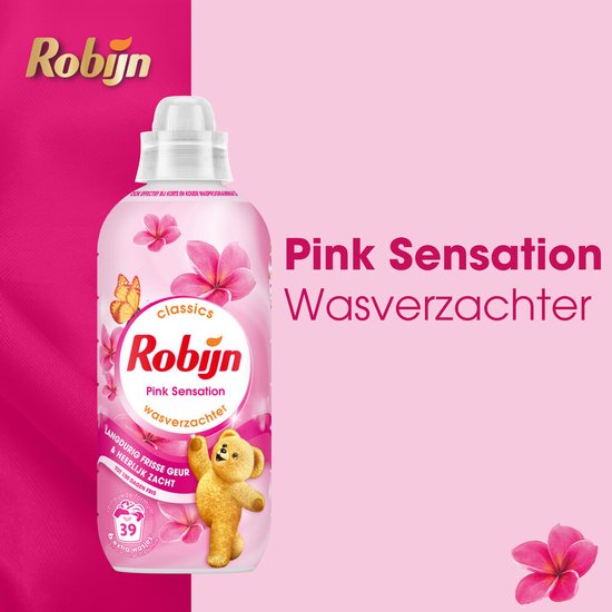 Robijn Wasverzachter Pink Sensation 39 Wasbeurten - 780 ml