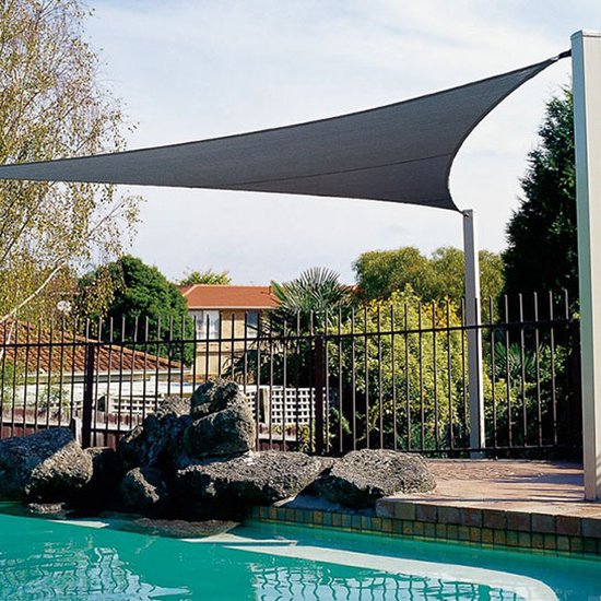 Ambiance Schaduwdoek Driehoek 360x360x360 cm Zand