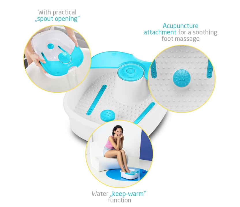 Medisana Voetspa Ecomed FS-70E - 60W - Wit/Blauw