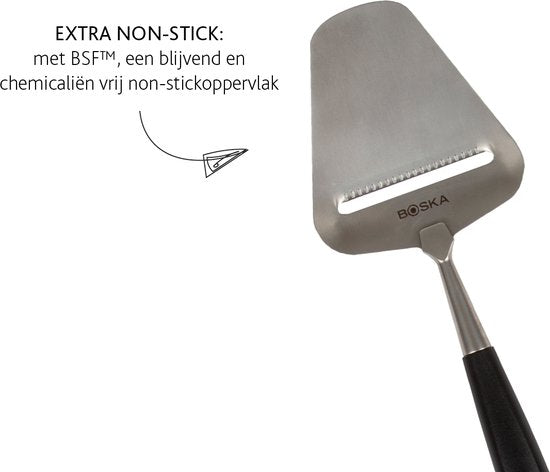 Boska Kaasschaaf Milano+ - Kaasschaaf voor harde kaas - Vaatwasserbestendig - Kaasschaaf Zwart - Cadeautips - Keukengerei - Keuken accessoires - 10 jaar garantie