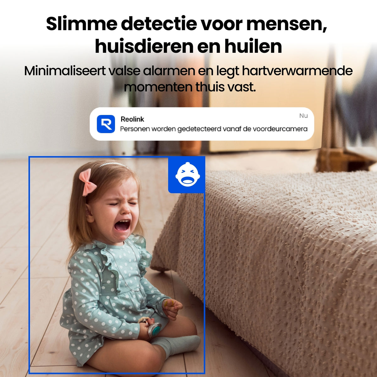 Reolink E321 indoor pan-tilt wifi-camera - 3 MP - wit