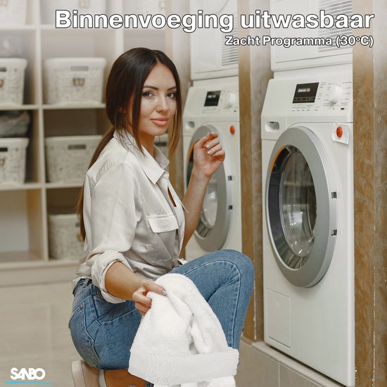 Sanbo Elektrische Voetenwarmer met Timer - 5 warmtestanden - Wasbare Binnenvoeging - Elektrisch - Voeten Warmer - Antraciet