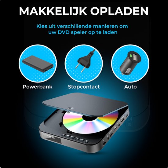 Mini DVD Speler met HDMI - 1080P Full HD