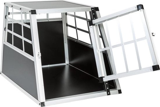 Tectake Autobank - Hondenbench - 69 x 54 x 50 cm