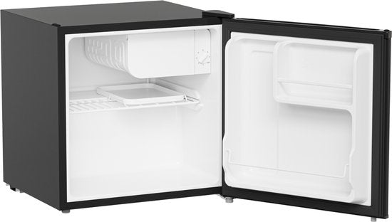 KitchenBrothers Mini Koelkast - 43L - Kleine ijskast - Minibar - Vrijstaand - Frigo - Compact - Zwart