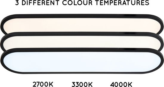 Lucide ELLY - Plafonnière (Plafondlamp) - LED Dimbaar - CCT - 1x36W 2700K/4000K - Opaal - Essential