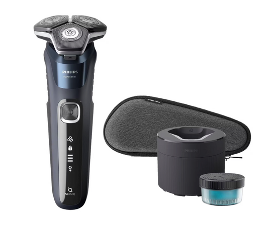 Philips SHAVER Series 5000 S5885/50 scheerapparaat Roterend scheerapparaat Trimmer Blauw