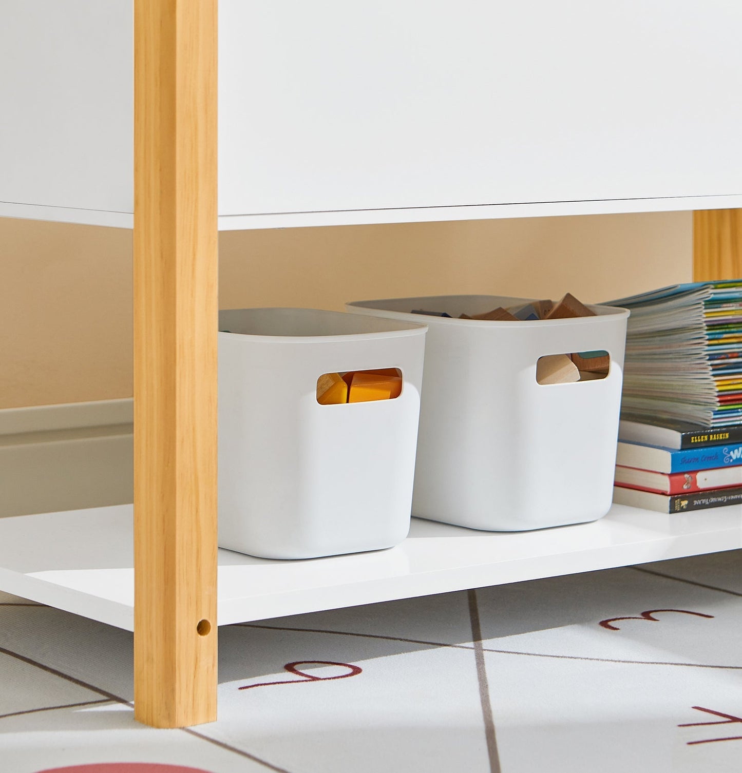 SoBuy Kinderboekenkast - 2 Laags - 85 x 42 x 45 cm
