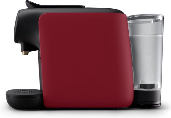 Philips L'OR Barista Sublime Koffiezetapparaat LM9012/50 - Geschikt voor Capsules - Koffiecupmachine en 9 Espresso en Barista Capsules - Zwart en Rood