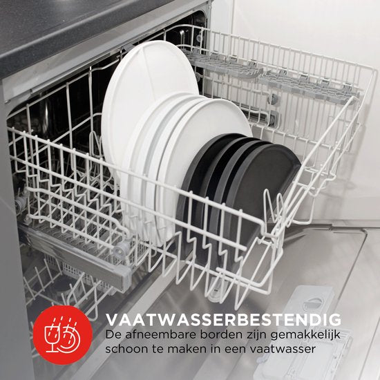 Bourgini Chef's Dinner Party Gourmetstel – 4-5 Personen – Bakplaat – Volledig Vaatwasserbestendig – Inclusief Opbergtas