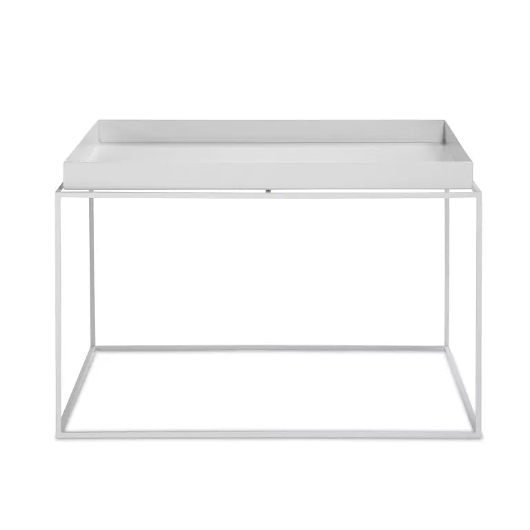 Tray Bijzettafel - Staal - 60 x 60 x 39cm - Wit