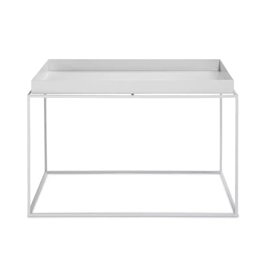 Tray Bijzettafel - Staal - 60 x 60 x 39cm - Wit
