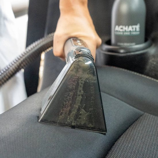 Achaté Vlekkenreiniger PRO – Tapijtreiniger met Stoom & Heetwater – Stoomreiniger – Bankreiniger – Zetelreiniger – Meubelreiniger – Matrasreiniger – Autostoelreiniger – Textielreiniger – Reinigingsmachine voor Tapijt, Bank, Auto, Matras