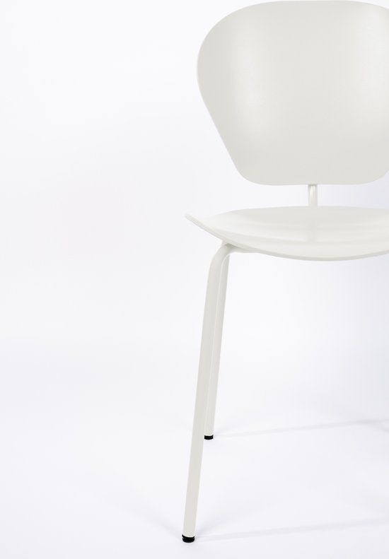 Zuiver The Ocean Chair Eetkamerstoelen Coconut Milk - Set van 2