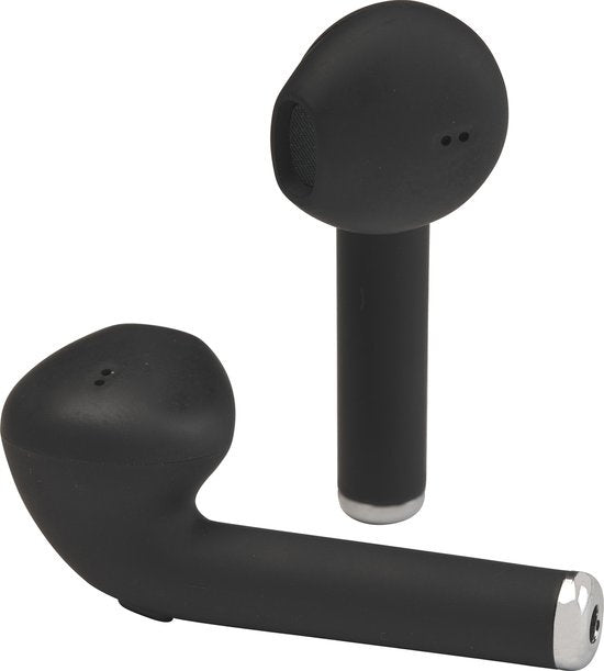 Denver TWE-46 - Earbuds - Wireless - Draadloos Oordopjes - Bluetooth - met oplaad case - handsfree - sporten - headset - In-ear - Bluetooth 5.0 - Zwart