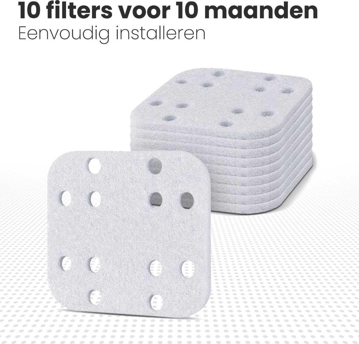 Auronic Luchtbevochtiger Filters - 10 Stuks - Voor Luchtbevochtigers AU3156 en AU3157