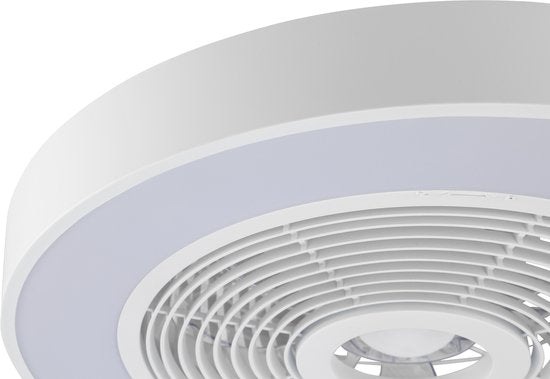 Brilliant Catania - Plafondventilator - LED 40W - CCT - 2700K-6500K - Dimbaar - ICRGB - Nachtlicht - Timer - Afstandsbieding - Wit